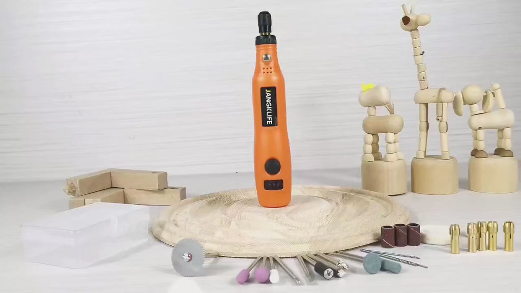 Craftpen Cordless USB Rotary Tool Kit with Jangklife™ Technology - Professional Engraving for Wood, Metal and Jewelry
